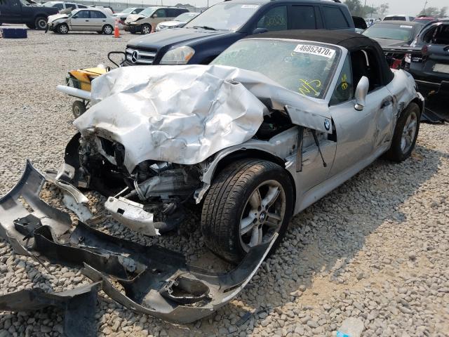 BMW Z3 2.5 2001 blue  gas WBACN33421LM02355 photo #3