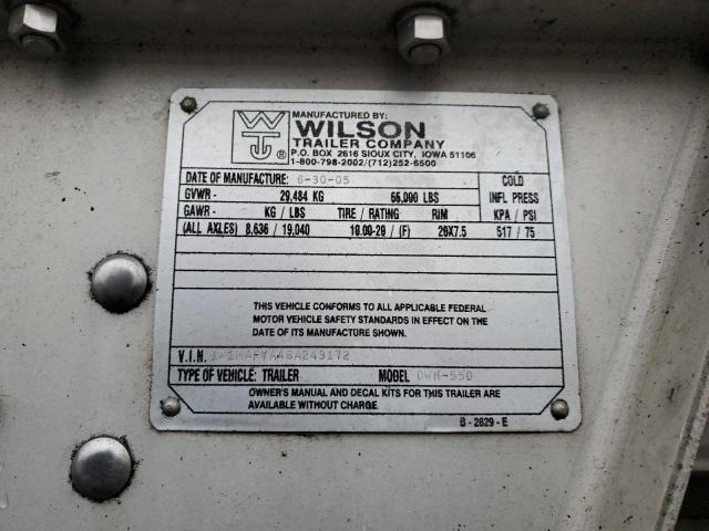 WILSON HOPPER 2006 white    39103023 1W1MAFYA46A243172 1W1MAFYA46A243172 photo #3